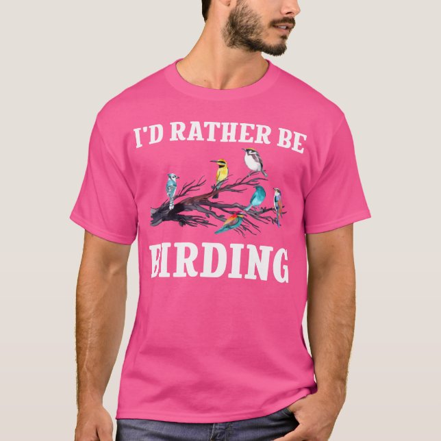 Camiseta Birdwatching Birdwatcher Ornitólogo (Anverso)