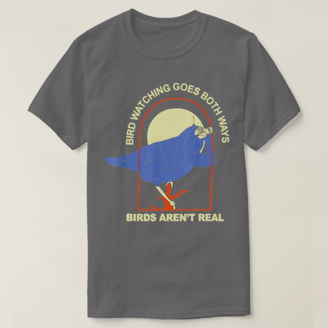 Camiseta Birdwatching Goes Both Ways 2 (Diseño del anverso)