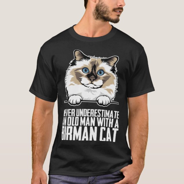 Camiseta Birman cat  Birman kitten  Birman mom  1 (Anverso)