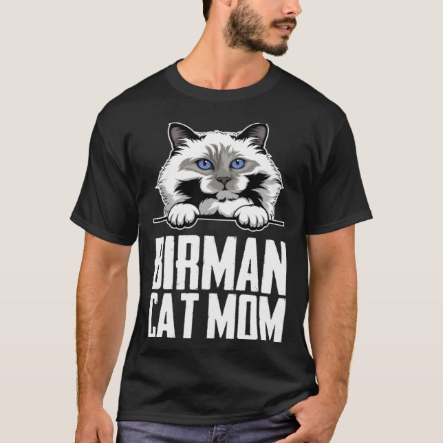 Camiseta Birman mom  Birman kitten  Birmans  4 (Anverso)