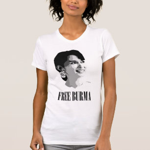 Camiseta Birmania libre - Aung cantó a Suu Kyi