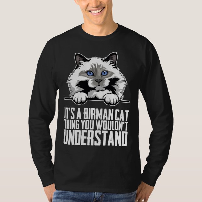 Camiseta Birmans  Birman cat  Birman mom (Anverso)