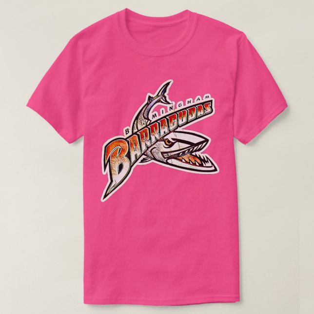 Camiseta Birmingham Barracudas TShirt (Diseño del anverso)