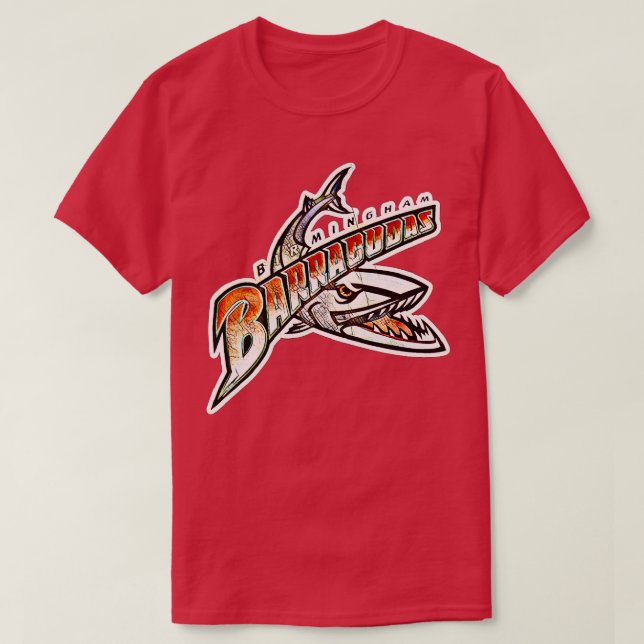 Camiseta Birmingham Barracudas TShirt (Diseño del anverso)