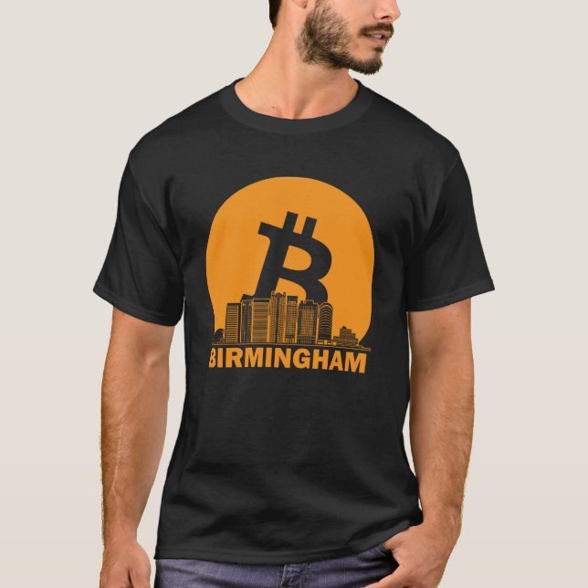 Camiseta Birmingham Bitcoin Máximalista Bitcoin Birmingham (Anverso)