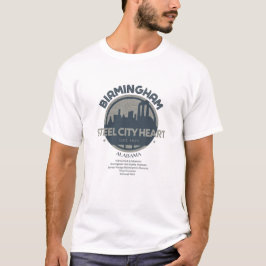 Camiseta  Birmingham “Steel City Heart”