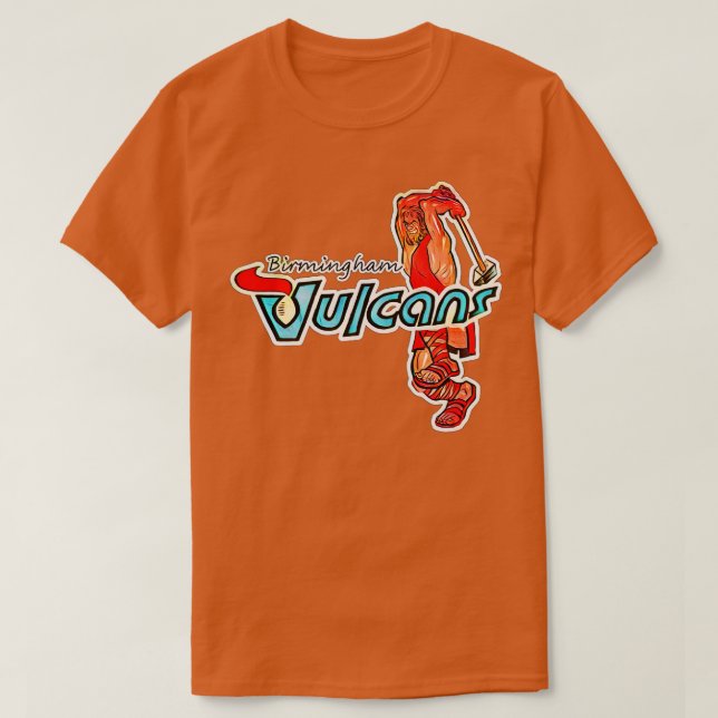 Camiseta Birmingham Vulcans TShirt 2 (Diseño del anverso)
