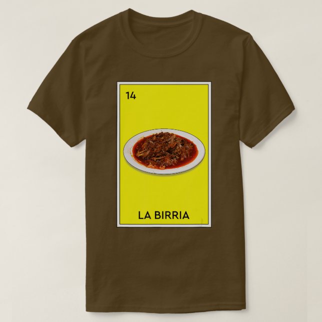 Camiseta Birria Mexicano Tacos Beef Stew (Diseño del anverso)