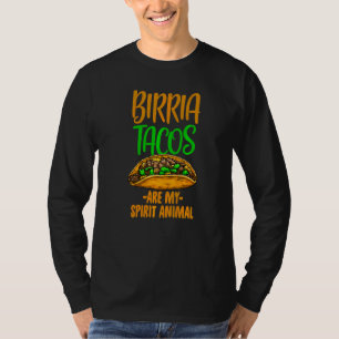 Camiseta Birria Tacos Es Mi Espíritu Alimento Para Las Muje