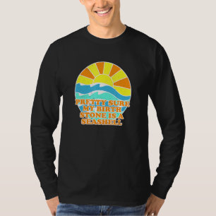 Camiseta Birth Stone Es Seashell Beach Vacation Beach Bum