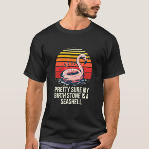 Camiseta Birth Stone is Seashell Beach Bum Tour Sea Cruise