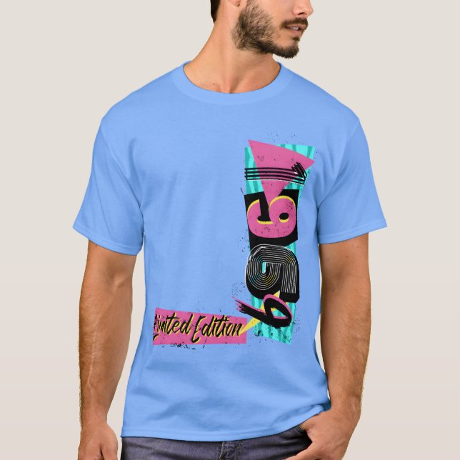 Camiseta Birth year 1969 birthday 80s 90s Limited Edition v (Anverso)