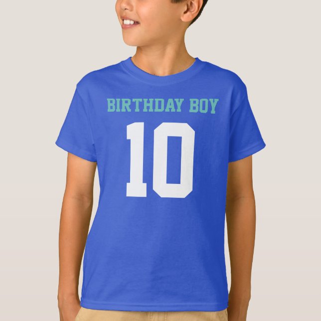 Camiseta Birthday Boy 10 (Anverso)