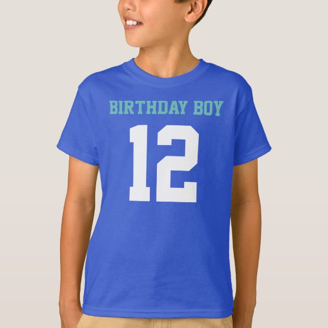 Camiseta Birthday Boy 12 (Anverso)