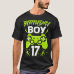 Camiseta Birthday Boy 17 Video Game Controller Gamer 17th B<br><div class="desc">Birthday Boy 17 Video Game Controller Gamer 17th Birthday Premium T-Shirt .</div>