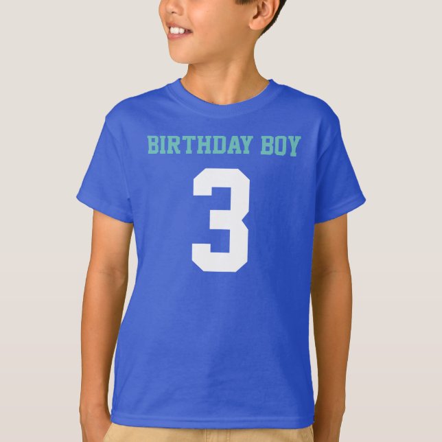 Camiseta Birthday Boy 3 (Anverso)