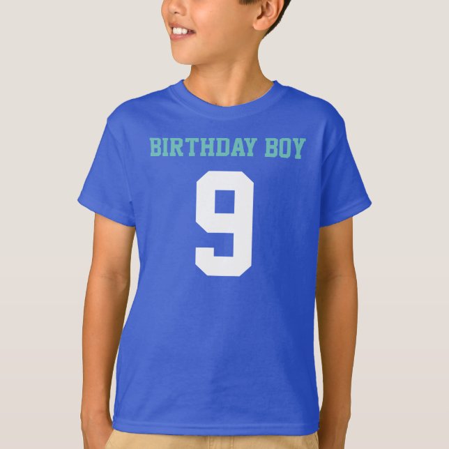 Camiseta Birthday Boy 9 (Anverso)