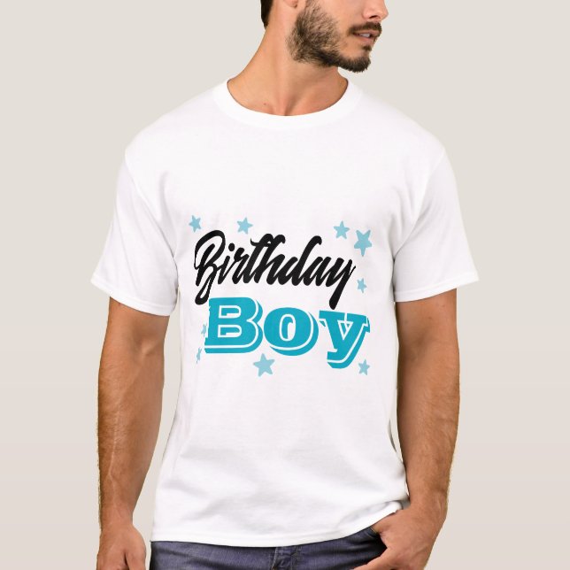 Camiseta Birthday Boy T Shirt (Anverso)