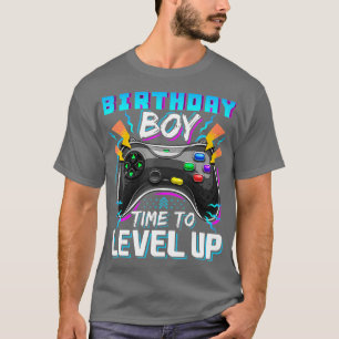 Camiseta Birthday Boy Time to Level Up Video Game Birthday