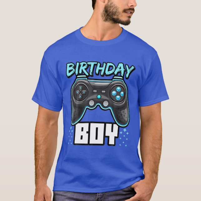 Camiseta Birthday Boy Video Game Controller Birthday Gamer  (Anverso)