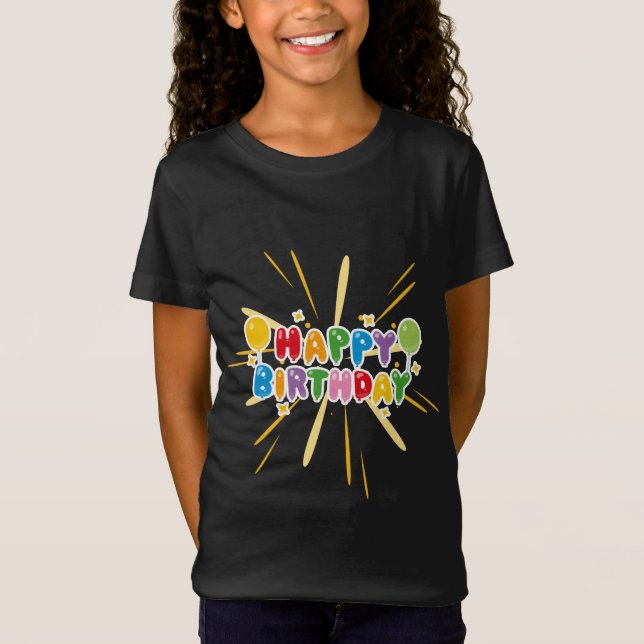 Camiseta Birthday Celebration (Anverso)