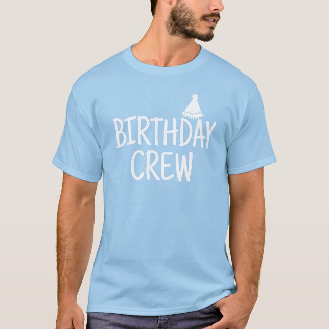 Camiseta Birthday Crew (Anverso)