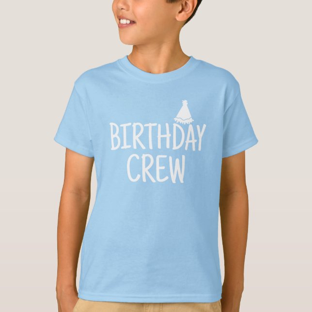 Camiseta Birthday Crew (Anverso)