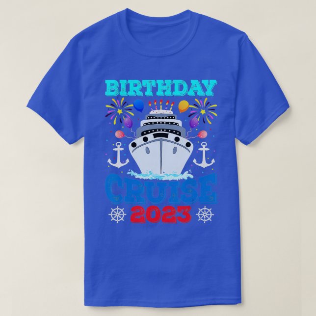 Camiseta Birthday Cruise Squad  Birthday Party Cruise Squad (Diseño del anverso)