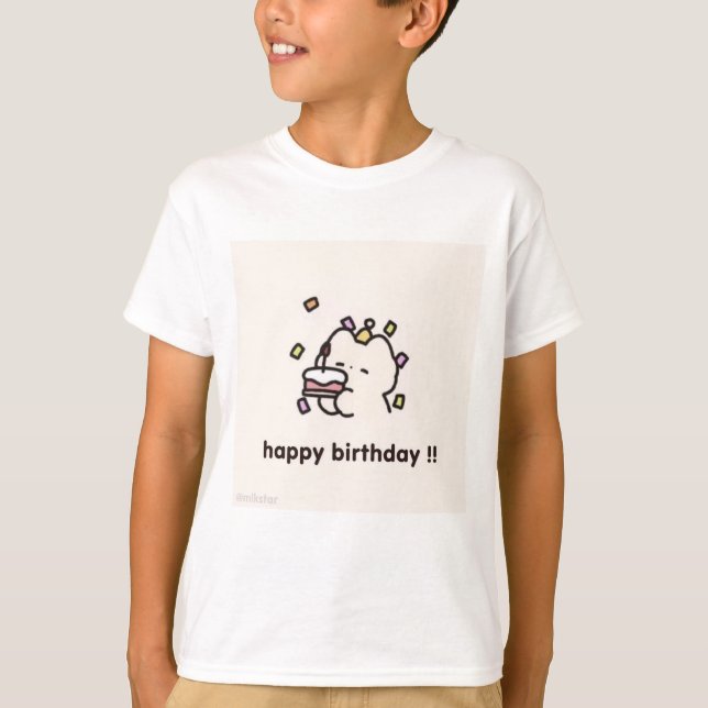 Camiseta Birthday cute shirt (Anverso)