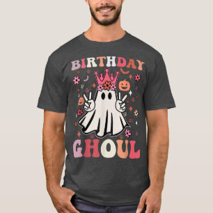 Camiseta Birthday Ghoul Cute Ghost Funny Halloween Costume 