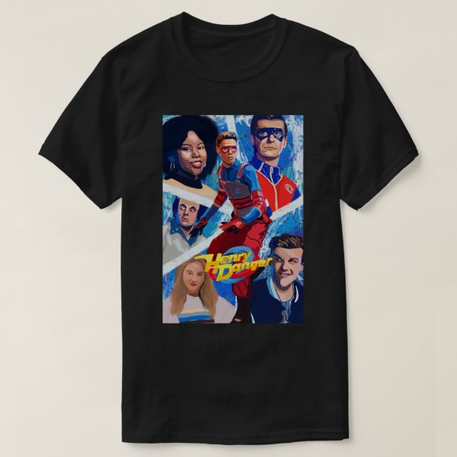 Camiseta Birthday Gift Henry Danger Poster Streetwear Boys  (Diseño del anverso)