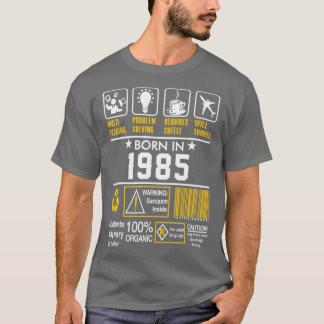 Camiseta Birthday Gift Ideas Born In 1985 