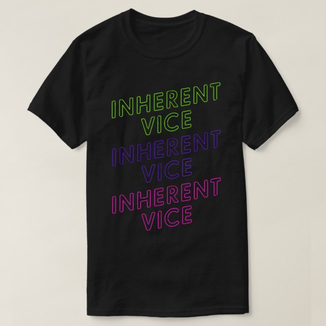 Camiseta Birthday Gifts Inherent Vice By Thomas Pynchon (Diseño del anverso)