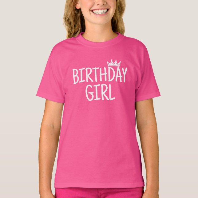 Camiseta Birthday Girl (Anverso)