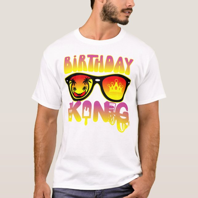 Camiseta Birthday King (Anverso)