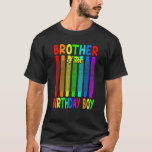 Camiseta Birthday Pop Tube Brother of the Birthday Boy<br><div class="desc">Birthday Pop Tube Brother of the Birthday Boy</div>