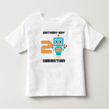 Camiseta Birthday Robot Age