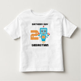 Camiseta Birthday Robot Age