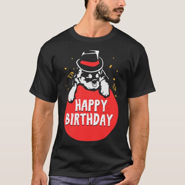 Camiseta Birthday Rottweiler (Anverso)