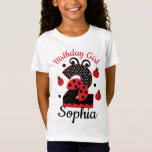 Camiseta Birthday two 2 ladybug custom designs<br><div class="desc">Celebrate birthday with this special t-shirt,  special and personalized design</div>