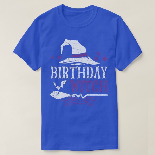 Camiseta Birthday Witch Halloween 570 (Diseño del anverso)