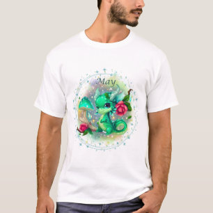 Camiseta Birthstone May Emerald DragonT-Shirt