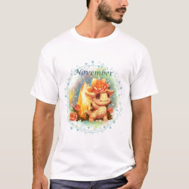 Camiseta Birthstone Noviembre Topaz Dragon T-Shirt