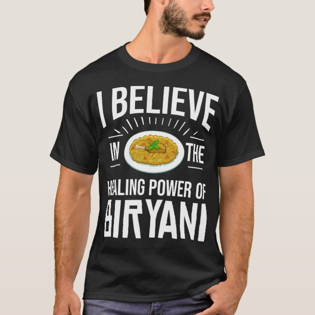 Camiseta Biryani obsequia a pakistaní con comida pollo en s (Anverso)
