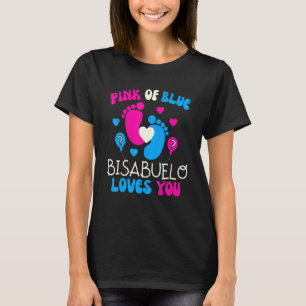 Camiseta Bisabel Rosa O Azul Ama A Su Bebé Género Rev