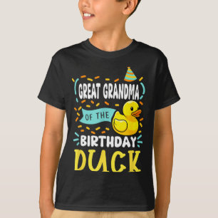 Camiseta Bisabuela del pato de goma niño del cumpleaños pat