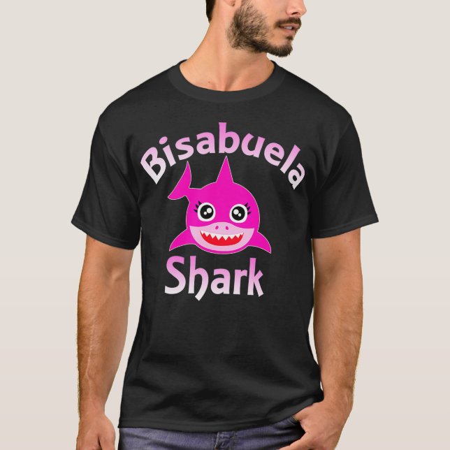 Camiseta Bisabuela Shark Funny Gran Abuela Española (Anverso)