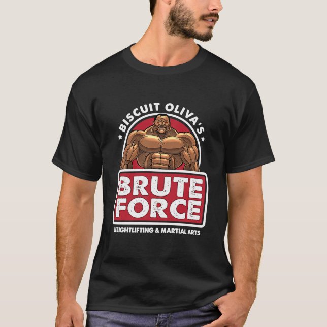 Camiseta Biscuit Olivas Brute Force Shirt  (Anverso)