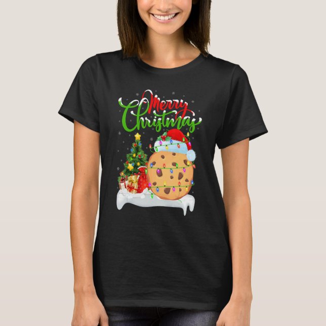 Camiseta Biscuit   Xmas Decorations Santa Biscuit Christmas (Anverso)