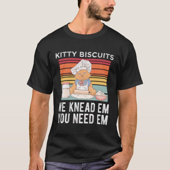Camiseta Biscuits Kitty Que Amamos Em Que Necesitas A Em Ca (Anverso)
